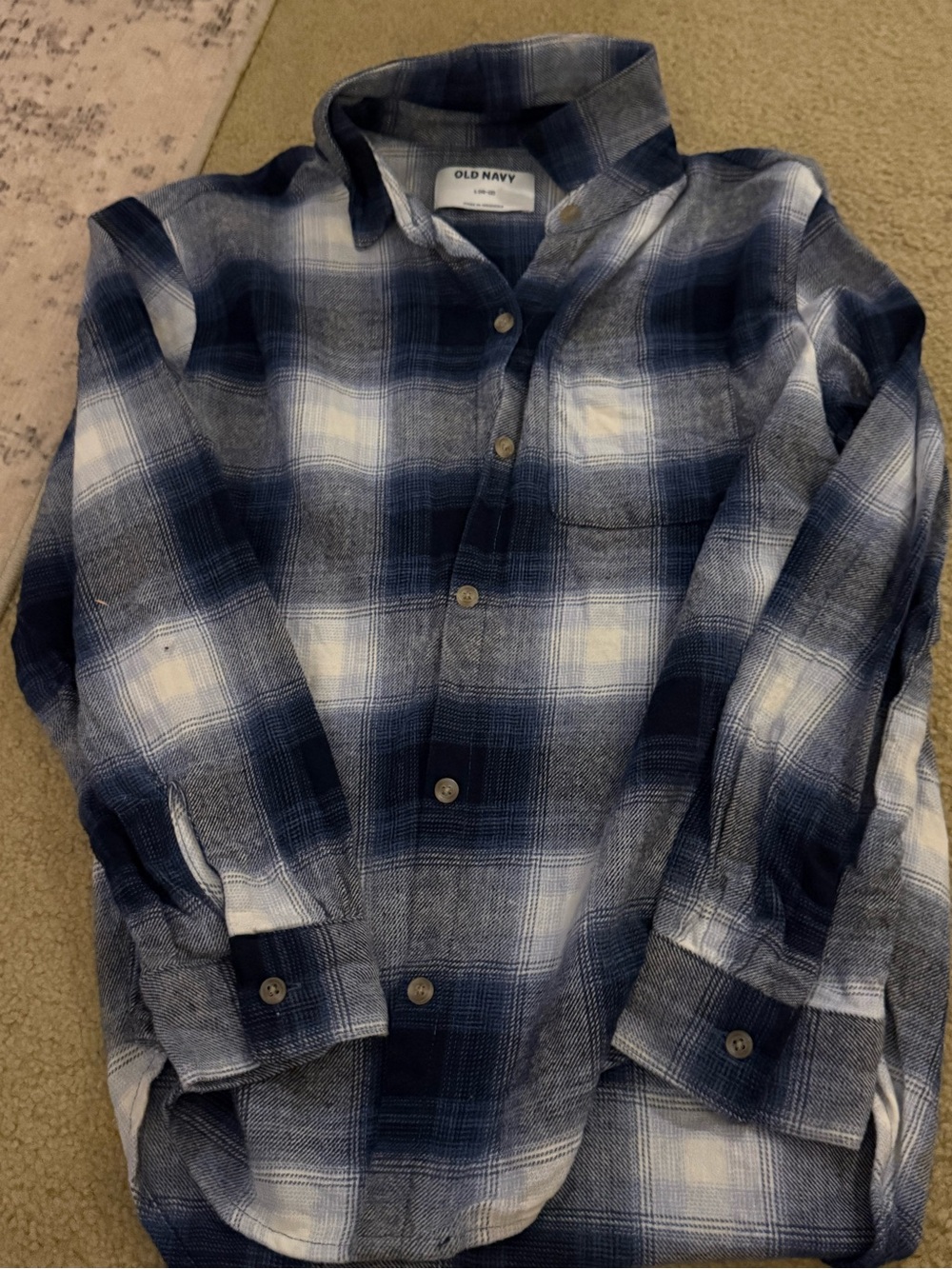 Boys Old Navy Button Up Flannel